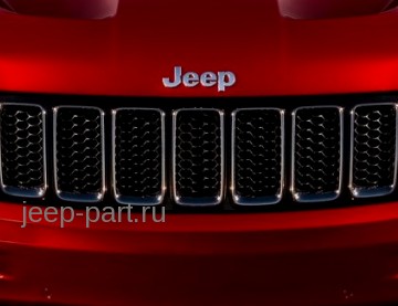 Окантовка решетки радиатора хром Jeep Grand Cherokee WK2 2013-2015