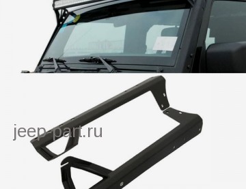 Кронштейн для ПТФ на стойки (люстра) Jeep Wrangler JK 2-4D