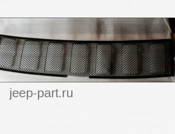 Сетка в решетку радиатора черная  Jeep Grand Cherokee 2013-2015