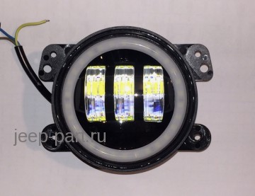 Противотуманные фары 2 шт. аналог Speaker 6145  с ангельскими глазками