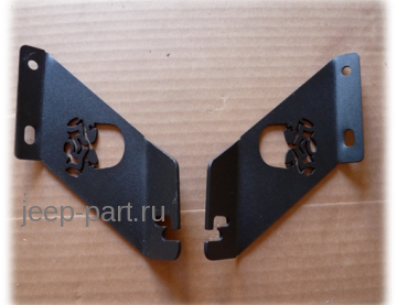 Кронштейн для ПТФ на капот Jeep Wrangler JK 2-4D