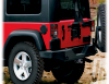Бампер задний силовой без калитки для запасного колеса  Mopar  Jeep Wrangler JK 