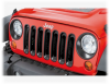 Окантовка фар черная Jeep Wrangler JK 2-4D