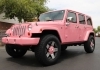 Джип Jeep Wrangler  в розовом цвете